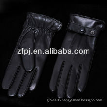 fashion black winter driving italian gloves